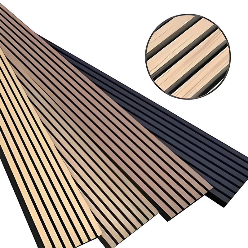Złomowy panel akustyczny drewniany
